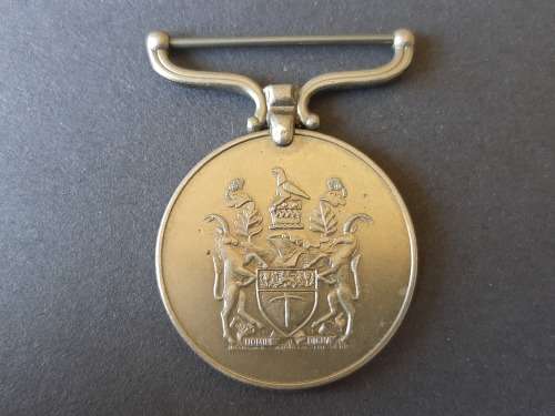 RARE!!! FULL SIZE RHODESIAN MEDAL WITH TWO WW2 DOG TAGS ALL AWARDED TO S/R J.D. MILNE!