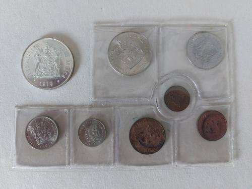 Super Sale! Complete Set of 1974 Uncirculated RSA Coins incl. Silver Special Edition R1!