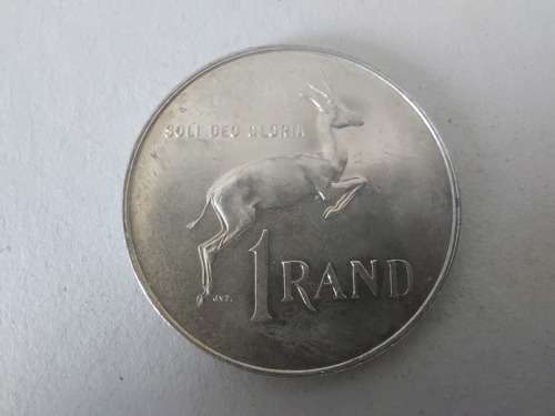 Super Sale! RSA 1967 80% Silver Rand  Afrikaans!