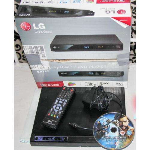 LG 3D Blu-ray DVD Player, includes 34 Blue Ray dvd`s