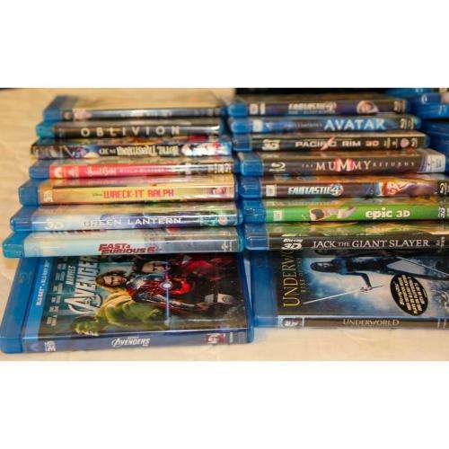 LG 3D Blu-ray DVD Player, includes 34 Blue Ray dvd`s