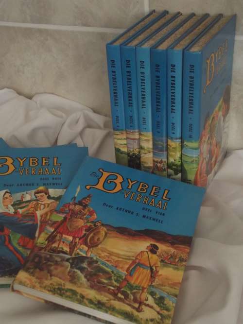 `DIE BYBELVERHAAL` DEUR ARTHUR S MAXWELL (STEL VAN 10 BOEKE 1-10) GRATIS AFLEWERING