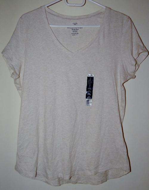 T shirt size Med Beigh