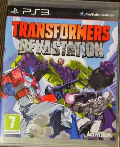 Transformers Devastation PS3 game