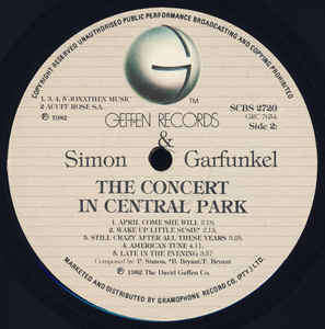 Simon & Garfunkel ¿¿ The Concert In Central Park**SA Press**1982**2x LPs