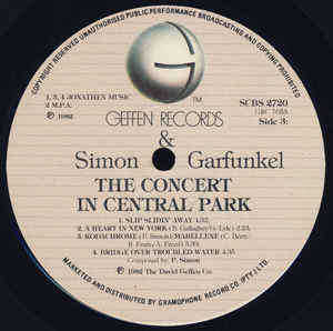 Simon & Garfunkel ¿¿ The Concert In Central Park**SA Press**1982**2x LPs