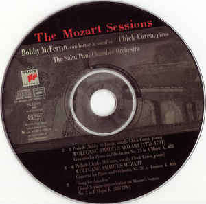 Mozart* - Chick Corea, Bobby McFerrin, The Saint Paul Chamber Orchestra - The Mozart Sessions (CD, A