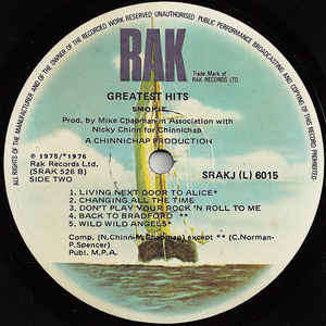 Smokie - Greatest Hits (LP, Comp)