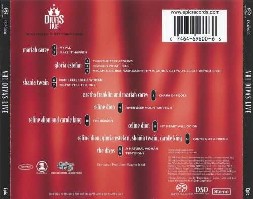 Divas (6) - VH1 Divas Live (CD, Album)