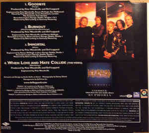 Def Leppard - Goodbye (CD, Single, Enh, CD1)