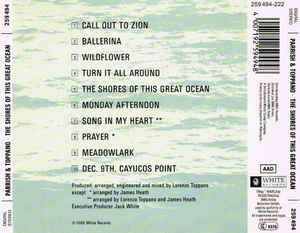 Parrish & Toppano - The Shores Of This Great Ocean (CD, Album)