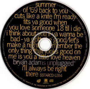 Bryan Adams - MTV Unplugged (CD, Album)