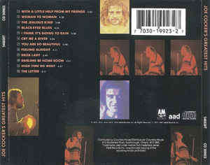 Joe Cocker - Joe Cocker's Greatest Hits (CD, Comp, Club)
