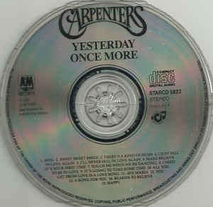 Carpenters - Yesterday Once More - Richard & Karen Carpenter's Greatest Hits Vol. 2 (CD, Comp)
