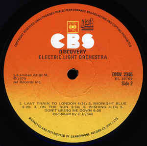 Electric Light Orchestra - Discovery (LP, Album, Gat)