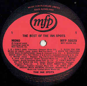 The Ink Spots - The Best Of The Ink Spots (20 Classic Tracks) (LP, Comp, Mono, RE)