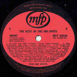 The Ink Spots - The Best Of The Ink Spots (20 Classic Tracks) (LP, Comp, Mono, RE)