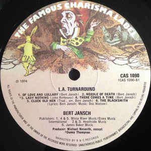 Bert Jansch - L.A. Turnaround (LP, Album)