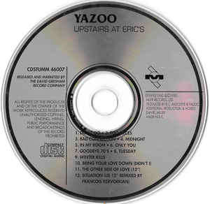 Yazoo - Upstairs At Eric's (CD, Album, RE)