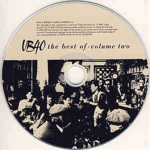 UB40  The Best Of UB40 - Volumes 1 & 2 CD'S