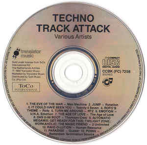 Various  Techno Track Attack -CD, Compilation