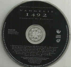 Vangelis - 1492  Conquest Of Paradise (Music From The Original Soundtrack) (CD, Album)
