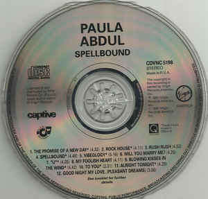 Paula Abdul - Spellbound (CD, Album)