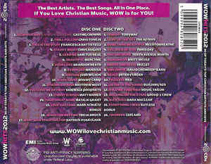 Various - WOW Hits 2012 (30 Of Today's Top Christian Artists And Hits) (2xCD, Comp)