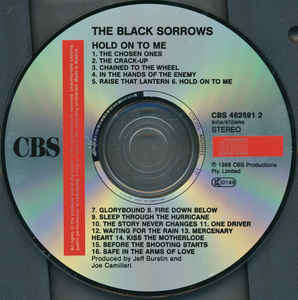 The Black Sorrows - Hold On To Me (CD, Album)