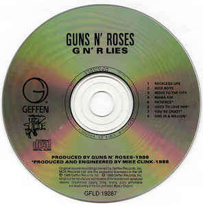 Guns N' Roses - G N' R Lies (CD, Album, RE)