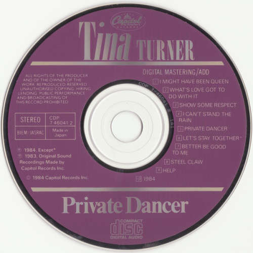 Tina Turner - Private Dancer (CD, Album)