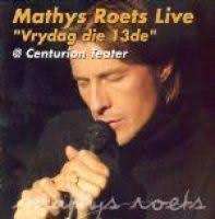 Mathys Roets  Live - Vrydag Die 13 Klankbaan (CD)