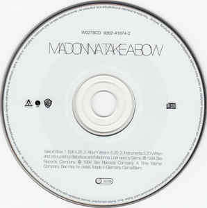Madonna - Take A Bow (CD, Maxi)