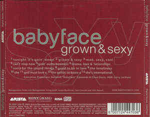 Babyface - Grown & Sexy (CD, Album)
