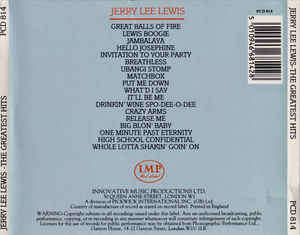 Jerry Lee Lewis - The Greatest Hits (CD, Comp)