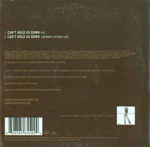 Christina Aguilera Featuring Lil' Kim - Can't Hold Us Down (CD,