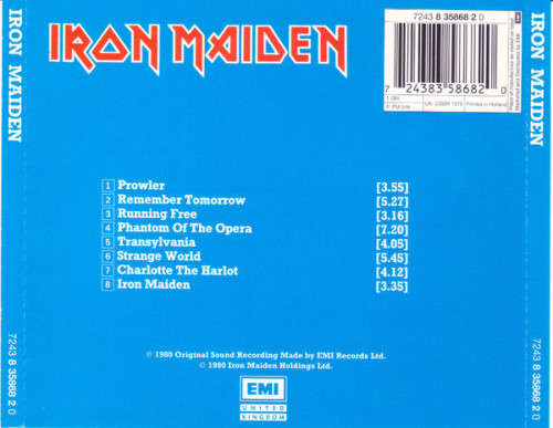 Iron Maiden - Iron Maiden (CD, Album, RE + CD, Comp + Ltd)