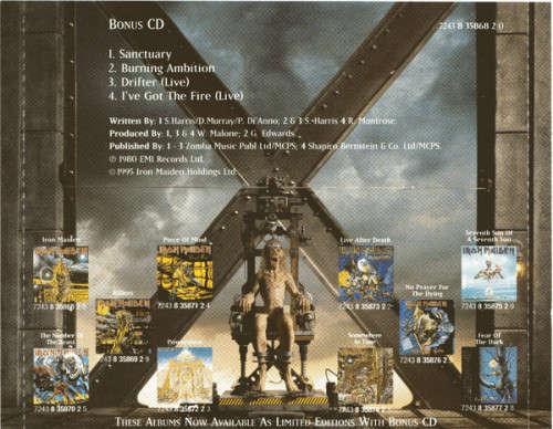 Iron Maiden - Iron Maiden (CD, Album, RE + CD, Comp + Ltd)