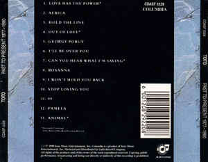Toto - Past To Present 1977-1990 (CD, Comp)