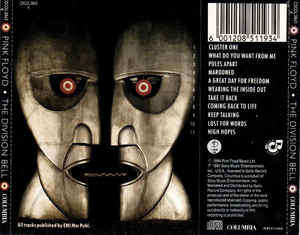 Pink Floyd - The Division Bell (CD, Album)