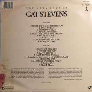 Cat Stevens  The Very Best Of Cat Stevens -  Vinyl, LP, Compilation