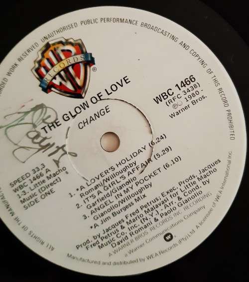 Change - The Glow Of Love (LP, Album)