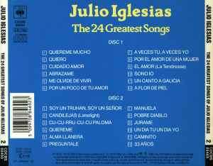 Julio Iglesias - The 24 Greatest Songs (2xCD, Comp, RE)