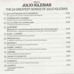 Julio Iglesias - The 24 Greatest Songs (2xCD, Comp, RE)