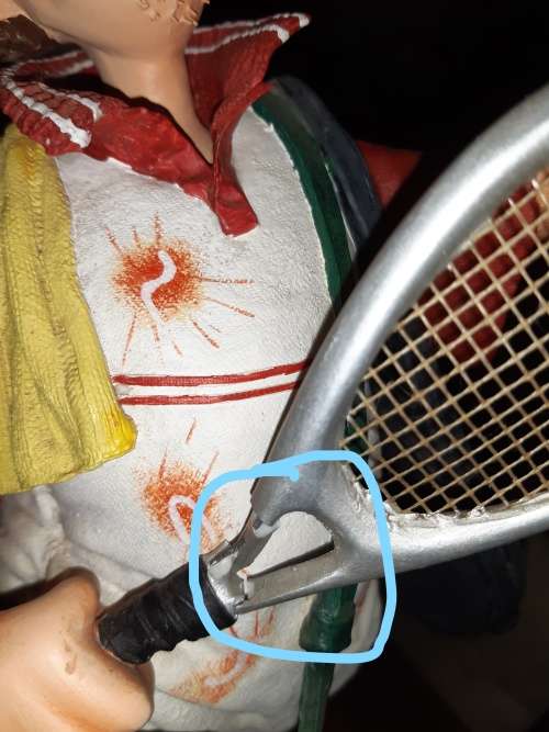 Guillermo Forchino -The Tennis player - designed in France  -  No 01154