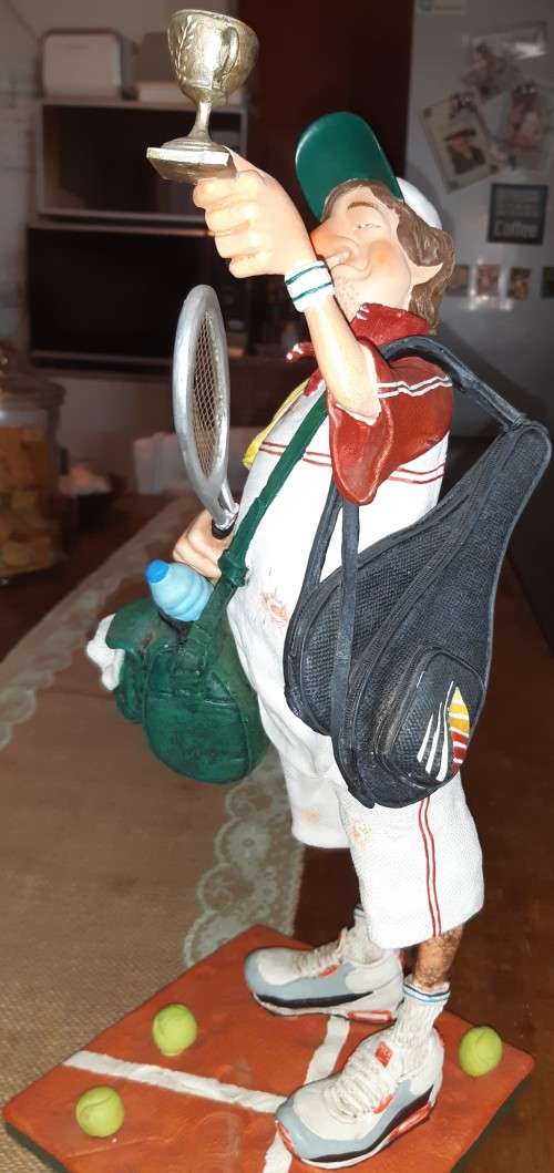 Guillermo Forchino -The Tennis player - designed in France  -  No 01154