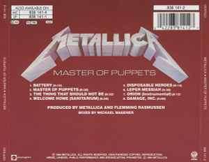 Metallica - Master Of Puppets (CD, Album, RE, PRS)