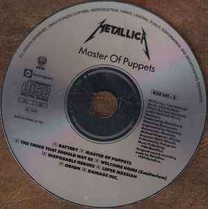 Metallica - Master Of Puppets (CD, Album, RE, PRS)