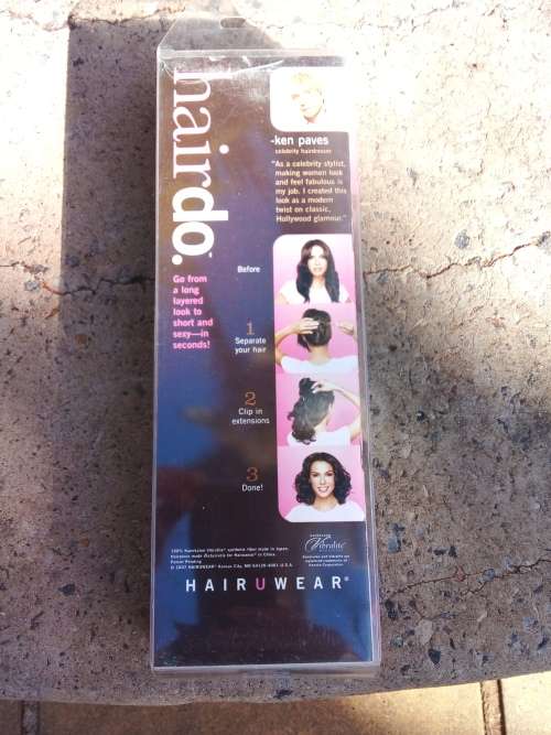 HAIRUWEAR - Hairdo 15` Clip in extensions wavy - PO# 568Js - Dark Copper- Jessica simpson