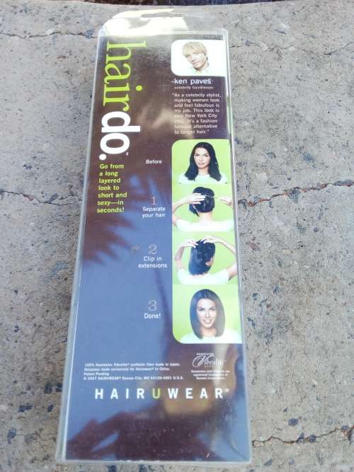 HAIRUWEAR - Hairdo 10` Clip in extensions Straight - PO# 567JS - Dark Copper - Jessica simpson